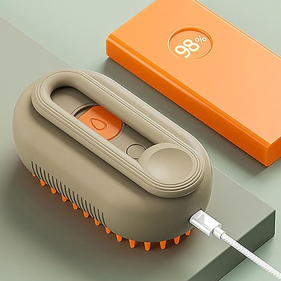 FUR-BLASTER 3000 - Cepillo de Vapor Con Mango 3 En 1