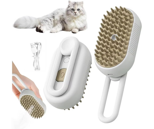 FUR-BLASTER 3000 - Cepillo de Vapor Con Mango 3 En 1