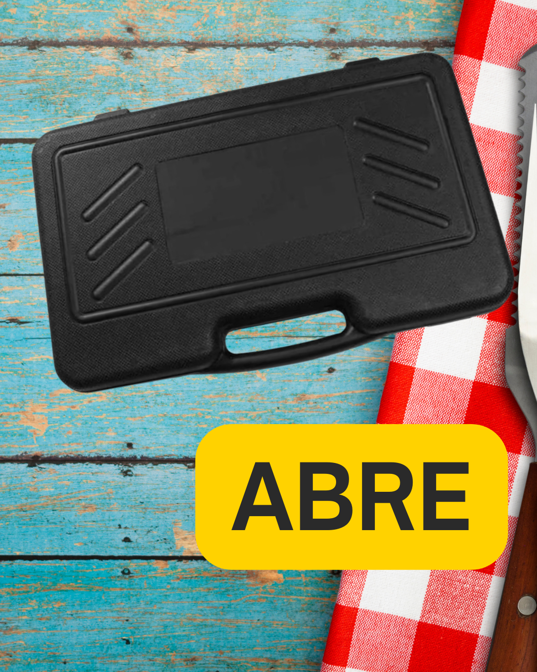 ASADOR ELITE - Maleta Set Parrilleros Asado 18 Piezas